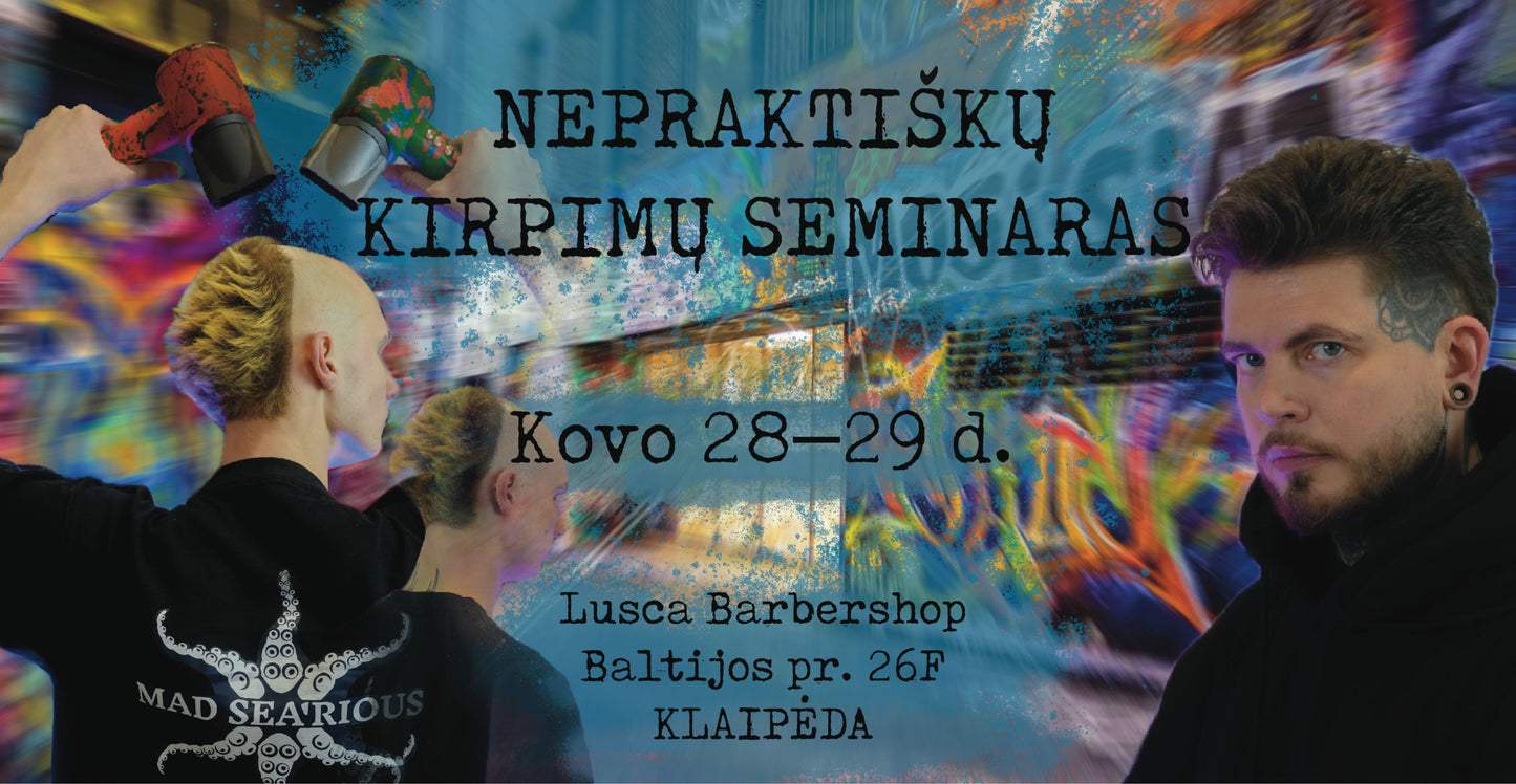 Nepraktiškų kirpimų seminaras (TEORIJA)