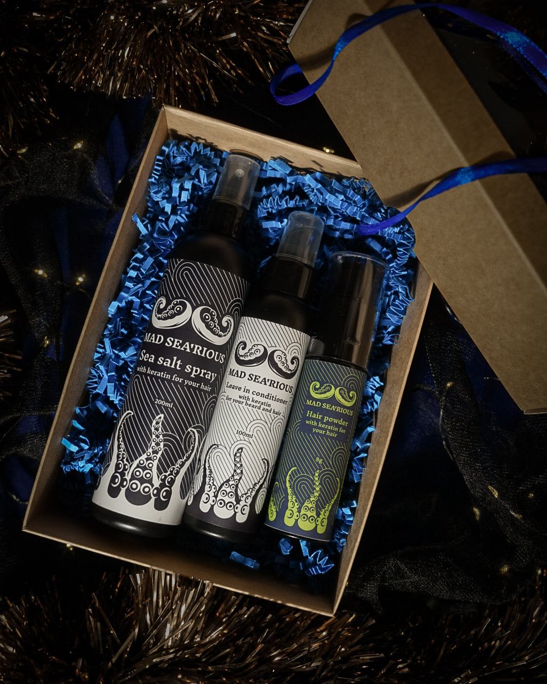 Dovanų rinkinys 8 - Leave In Conditioner, Sea Salt Spray ir Texturizing Hair Powder