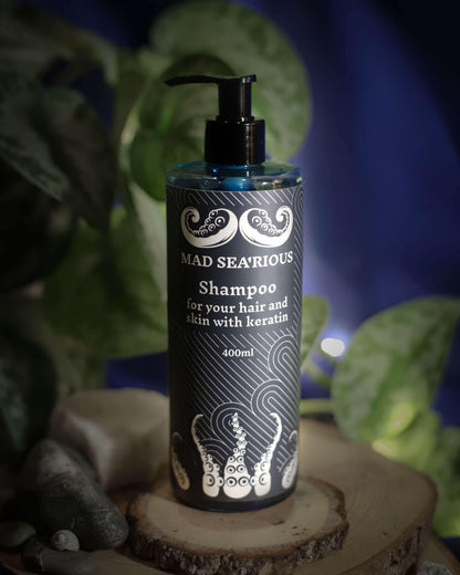 Blue Shampoo With Keratin and Coco 400 ml