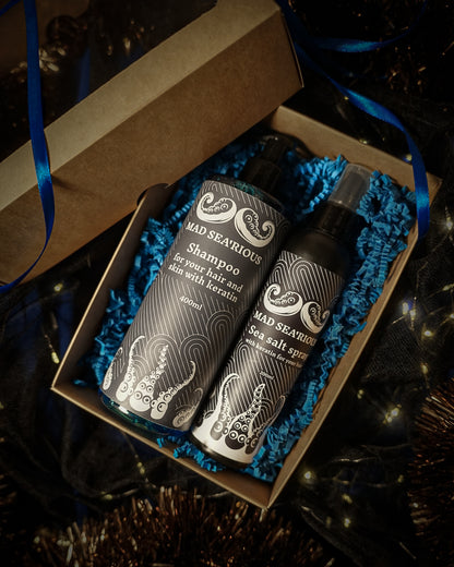 Dovanų rinkinys 3 - Blue Shampoo ir Sea Salt Spray