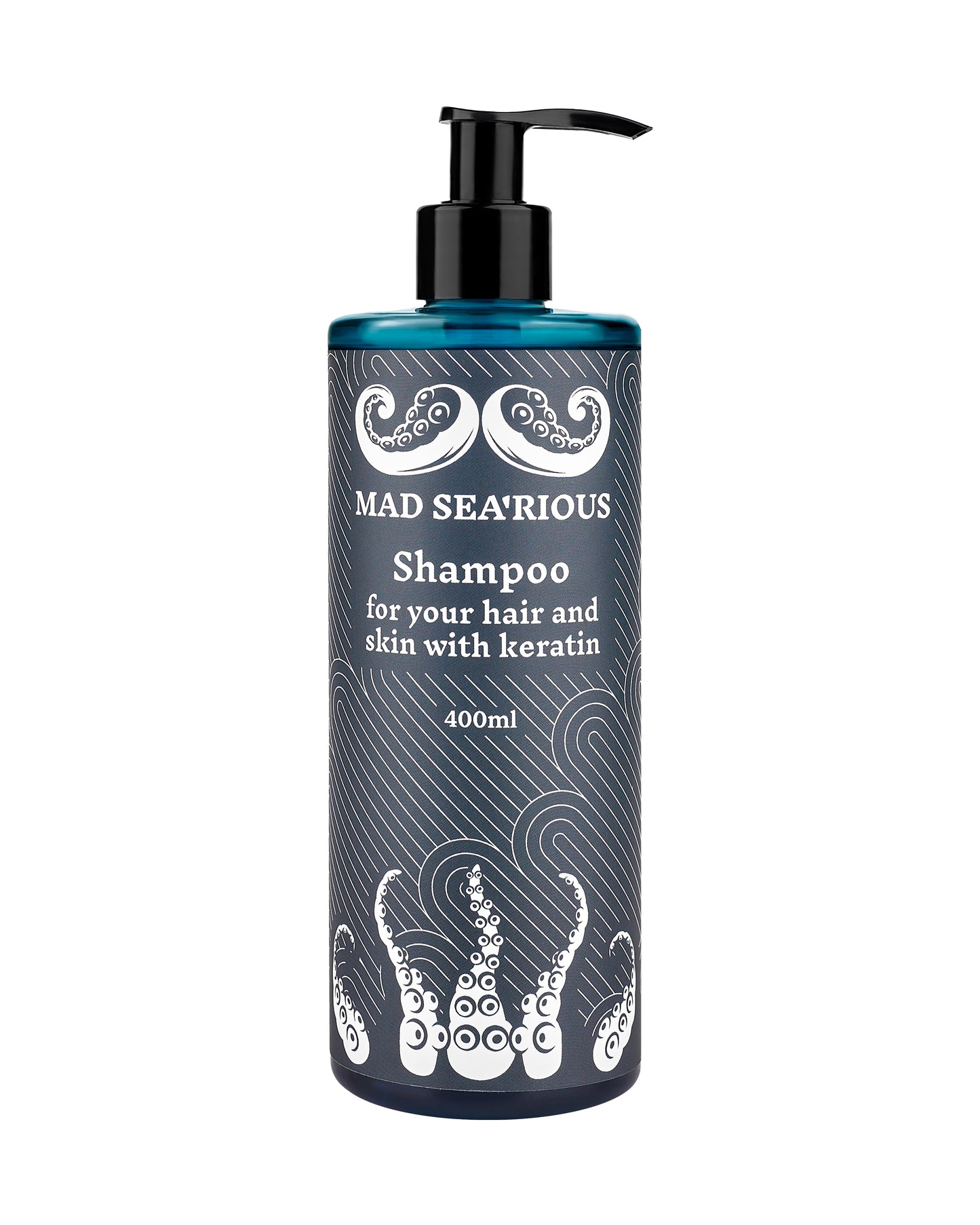 Blue Shampoo With Keratin and Coco 400 ml