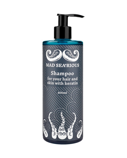 Blue Shampoo With Keratin and Coco 400 ml